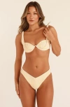 Dippin Daisys Siena Thong Bikini Bottom In White