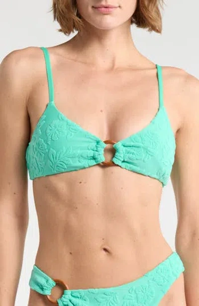 Dippin Daisys Solar Triangle Bikini Top In Green