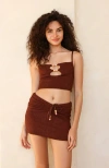 Dippin Daisys Soleil Set In Mocha Crinkle