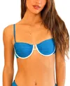 Dippin Daisys Starlight Underwire Bikini Top In Royal Blue
