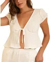 Dippin Daisys Sun Valley Cover Up Top In White