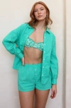 Dippin Daisys Sundaze Boxer Shorts In Green