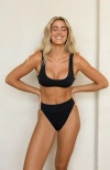 Dippin Daisys Sunny Bralette Top In Black