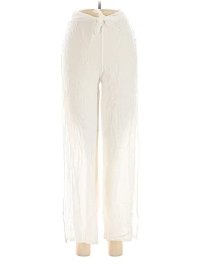 Pre-owned Dippin' Daisy's Swimwear Casual Pants In White