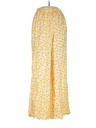 Pre-owned Dippin' Daisy's Swimwear Casual Pants In Yellow