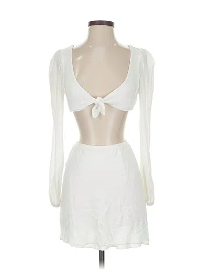 Pre-owned Dippin' Daisy's Swimwear Cocktail Dress In White