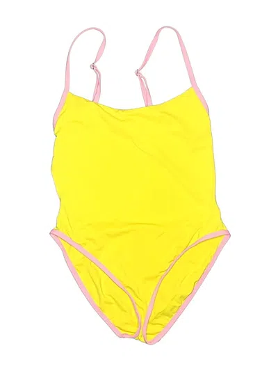 Pre-owned Dippin' Daisy's Swimwear One Piece Swimsuit In Yellow
