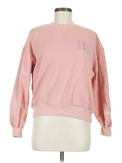 Pre-owned Dippin' Daisy's Swimwear Sweatshirt In Pink