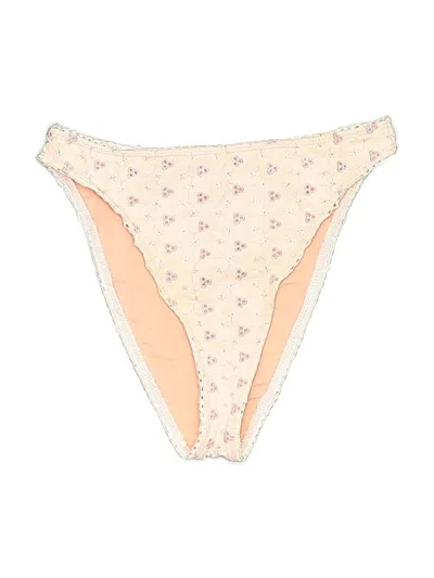 Pre-owned Dippin' Daisy's Swimwear Swimsuit Bottoms In White