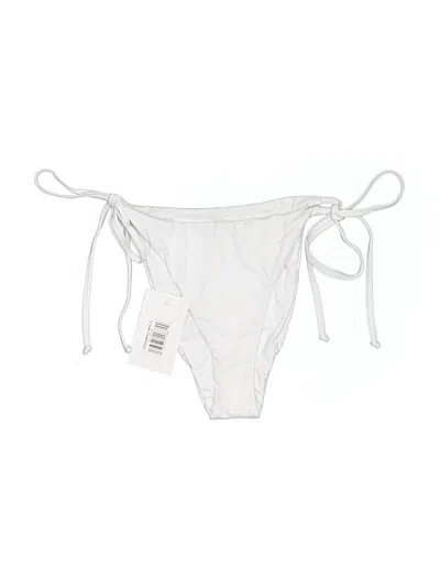 Pre-owned Dippin' Daisy's Swimwear Swimsuit Bottoms In White