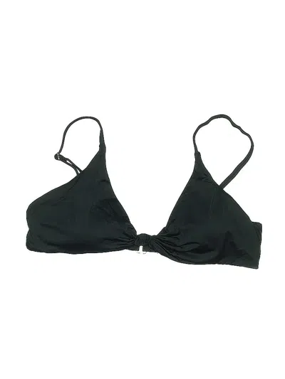 Pre-owned Dippin' Daisy's Swimwear Swimsuit Top Black Solid Pattern Swimwear