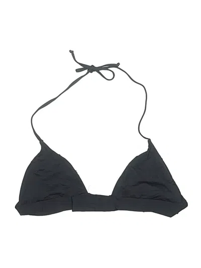 Pre-owned Dippin' Daisy's Swimwear Swimsuit Top Black Solid Pattern Swimwear