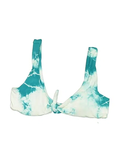 Dippin' Daisy's Swimwear Swimsuit Top Blue Tie-dye Pattern Swimwear