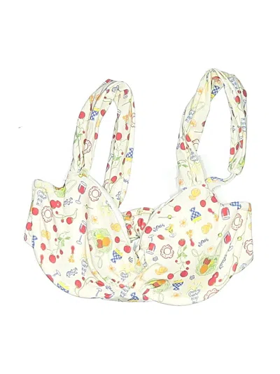 Pre-owned Dippin' Daisy's Swimwear Swimsuit Top Ivory Swimwear