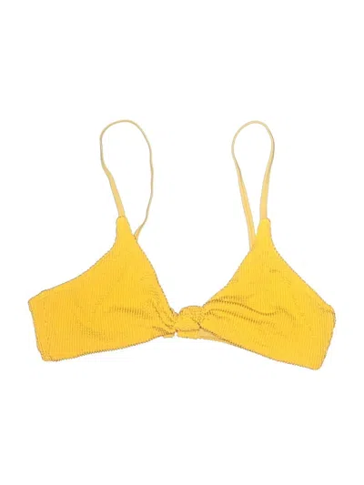 Pre-owned Dippin' Daisy's Swimwear Swimsuit Top Yellow Swimwear