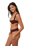 Dippin Daisys Sydney Cheeky Bikini Bottom In Brown