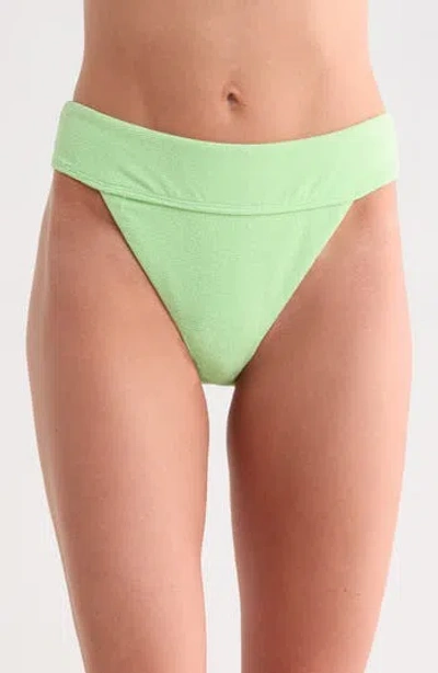 Dippin Daisys Sydney High Waist Bikini Bottoms In Green