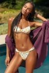 Dippin Daisys Christina Tie Bandeau Bikini Top In Multicolor