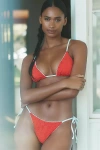 Dippin Daisys Valentina Bikini Bottoms In Red