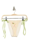 Dippin Daisys Valentina Martini Bikini Bottoms In Tuscany/olive Green