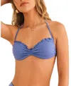 Dippin Daisys Valentina Tie Straps Bandeau Bikini Top In South Pacific