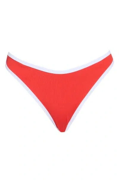 Dippin Daisys Venice Bikini Bottoms In Red