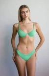 Dippin Daisys Venice Cheeky Bikini Bottom In Pickleball Terry