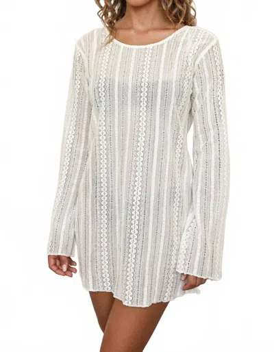 Dippin Daisys Veranda Dress Cover Up In Cream In White