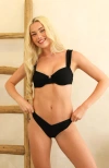 Dippin Daisys Verona Underwire Bikini Top In Black