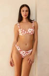Dippin Daisys Verona Underwire Bikini Top In Cherise White