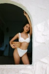 Dippin Daisys Verona Underwire Bikini Top In Jasmine, Women's At Urban Outfitters In White