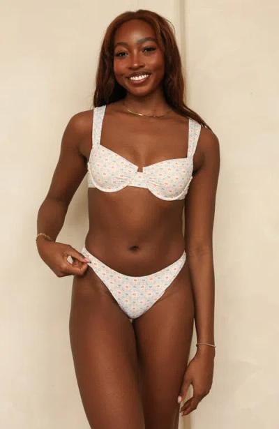 Dippin Daisys Verona Underwire Bikini Top In Seashell Siren