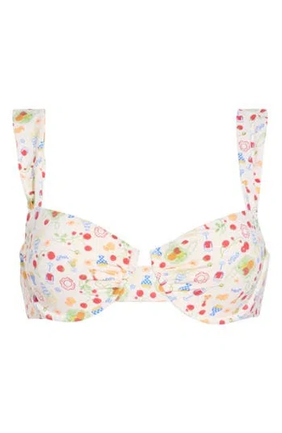 Dippin Daisys Verona Underwire Sweetheart Neck Swim Top In Mercato