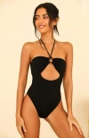 Dippin Daisys Wave Rider Adjustable Tie One Piece In Black