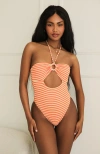 Dippin Daisys Wave Rider Adjustable Tie One Piece In Campfire