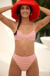 Dippin Daisys West Coast Bikini Top In Red
