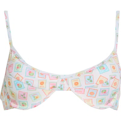 Dippin Daisys West Coast Underwire Bikini Top In Multi