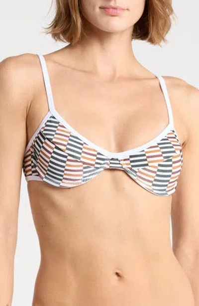 Dippin Daisys West Coast Underwire Bikini Top In Multi
