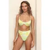 Dippin Daisys West Coast Underwire Bikini Top In Green