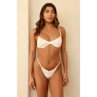 Dippin Daisys West Coast Underwire Bikini Top In Underwater Garden