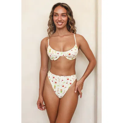 Dippin Daisys West Coast Underwire Bikini Top In White