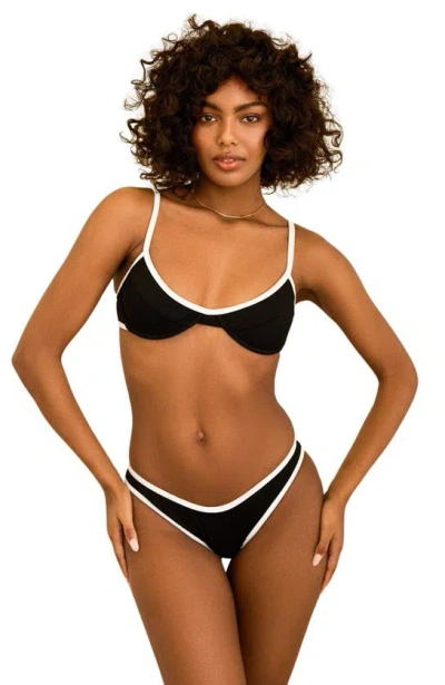 Dippin Daisys West Coast Underwire Top In Black