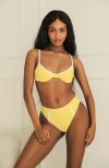 Dippin Daisys West Coast Underwire Top In Sunshine