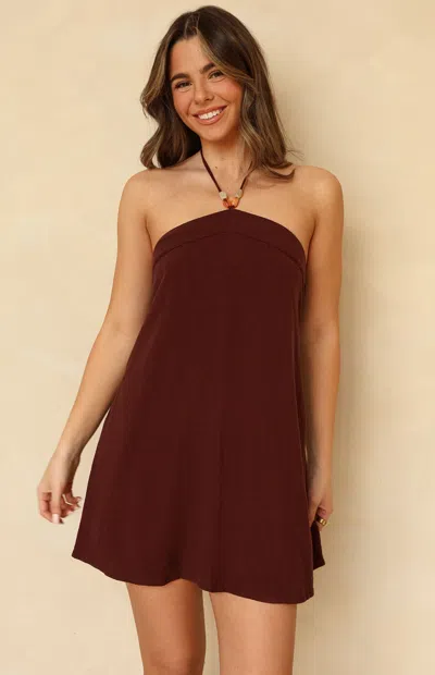 Dippin Daisys Women's Bohemia Mini Dress In Terracotta