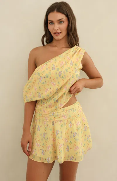 Dippin Daisys Women's Brisa Mini Skirt In Sun Yellow
