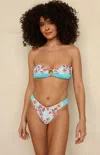 Dippin Daisys Eze Super Cheeky Bikini Bottom In Blue