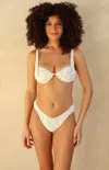 Dippin Daisys Eze Super Cheeky Bikini Bottom In White