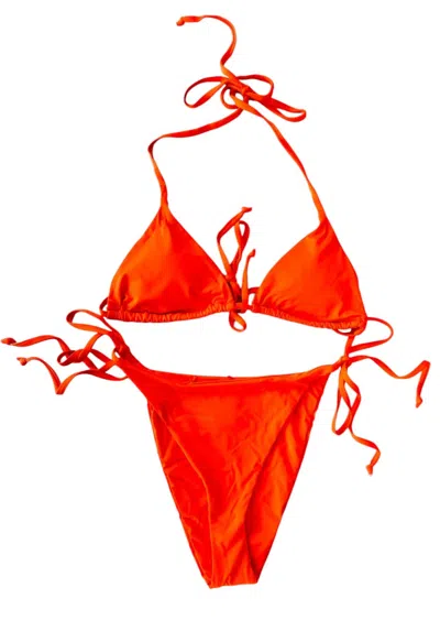Dippin Daisys Women's Mia Bikini Bottom In Orange