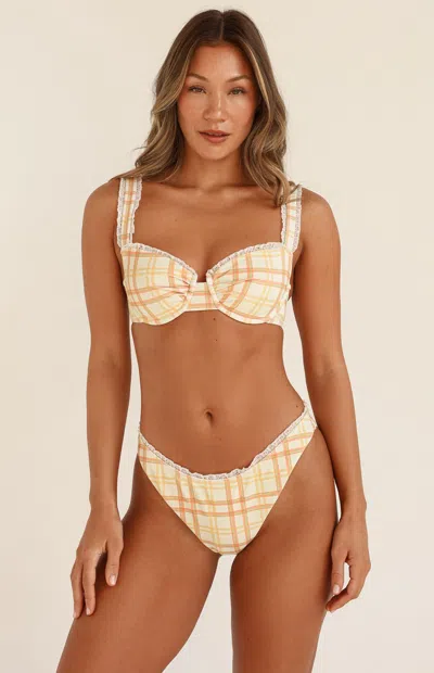 Dippin Daisys Women's Priscilla Underwire Bikini Top In Beige In Brown