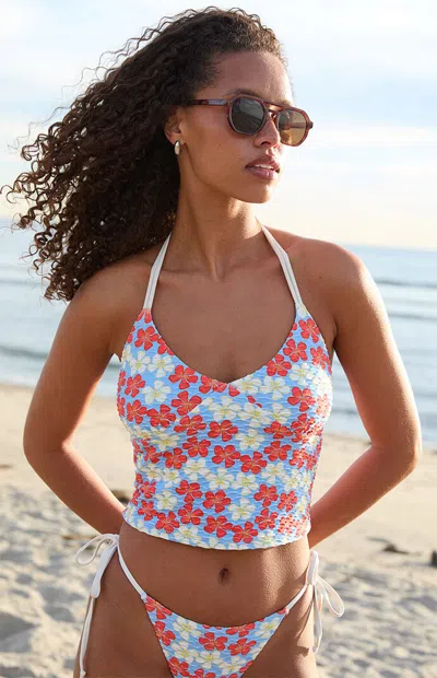 Dippin Daisys Women's X Pacsun Floral Bondi Tie Side Bikini Bottom In Multi
